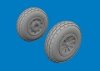 Eduard 672442 P-51D wheels block tread for ARMA HOBBY 1/72